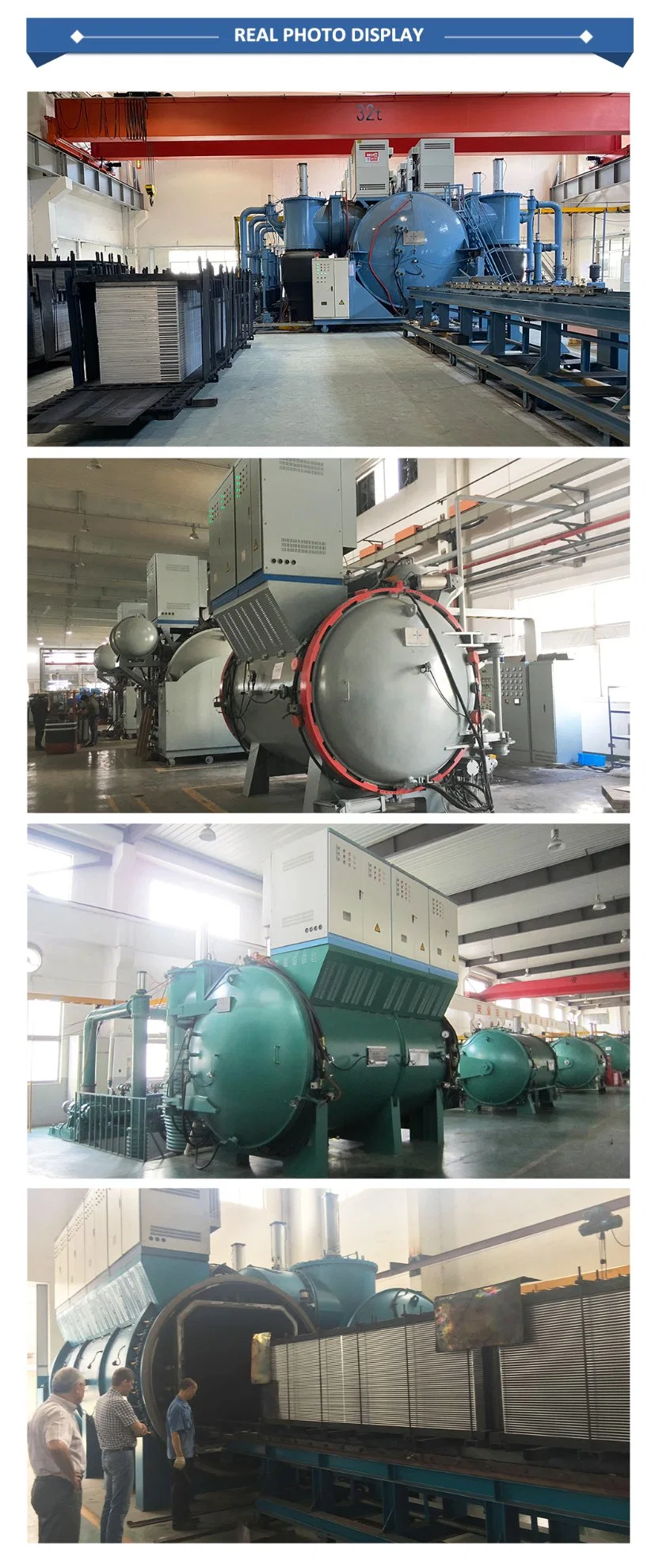ISO Approved Horizontal Type Gas-Carrier Heating Aluminum Vacuum Brazing Furnace